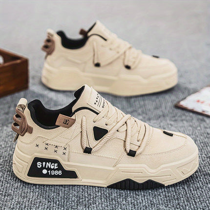 Low-Top Lace-Up Shoes with Cushioned Insole