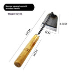 Square Hoe With Wooden Handle / High Carbon Steel / Flat Hoe