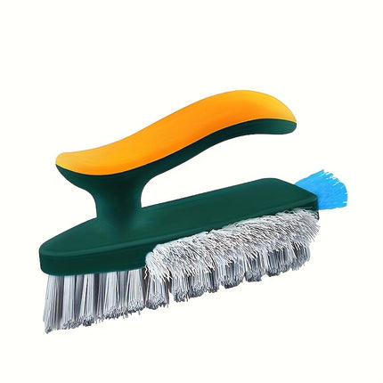 2-in-1 Gap & Floor Cleaning Brush - Durable Plastic, Portable Design with Attachments,