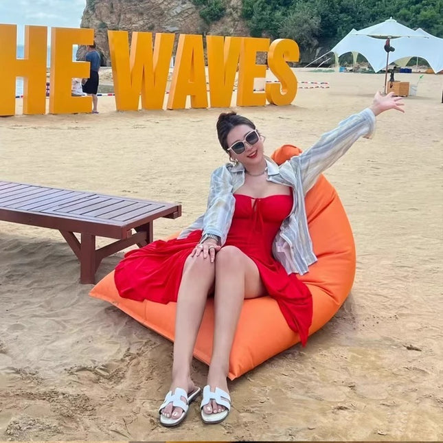 Portable Courtyard Bean Bag Outdoor Leisure Recliner