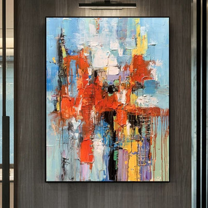 Handmade Oil Painting Canvas Wall Art Decoration Modern Abstract For Home Living Room Decor Entrance Niche Art Installation Rolled Frameless Unstretched Painting