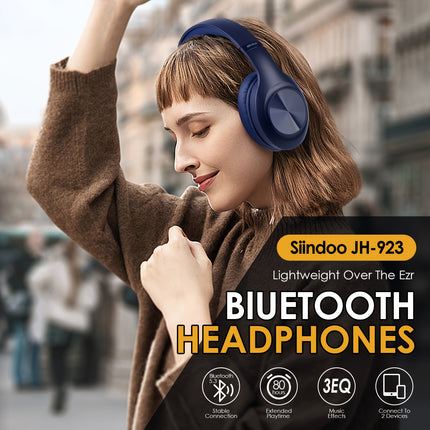 Headband Wireless Headphones Foldable Wireless Headset Wireless Headphones Spliced Large Earcups with