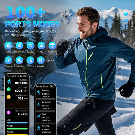 Smartwatch with 1.96-inch 40mm Full Touch Screen, Sports Smartwatch for Men & Women,