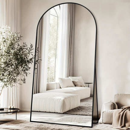 Full Length Mirror, Floor Mirror, Floor Standing Mirror Freestanding Arch Full Body