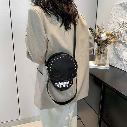 Halloween Skull Shoulder Bag Girls Funny Cute