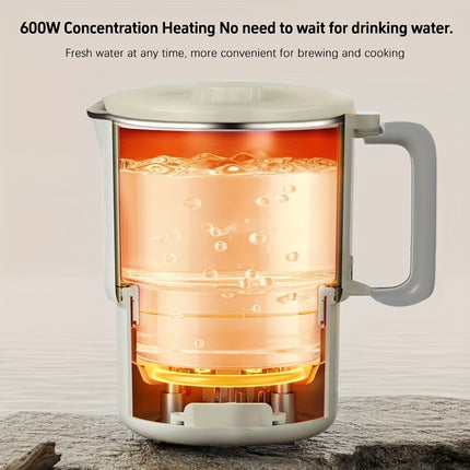 Portable Electric Kettle with Fast Boiling - Compact Travel design, Foldable Electric kettle with, for Home