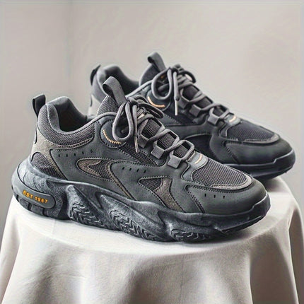 Men'S All-Season Low-Top Sneakers - Casual & Sporty Outdoor Shoes with Breathable Fabric