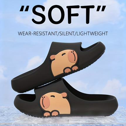 3 pcs Lightweight Slippers - Slip-On Low-Top House, Soft Cushioned Sole for Bathroom, Beach,