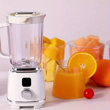 Juicer, Compact Home Blender with USB Rechargeable LED Display, Fast/Slow Speed Adjustment
