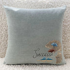 Light green C / 45X45cm pillowcase