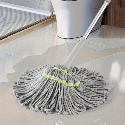 mop the floor, mop the mop with mop cloth, and absorb water
