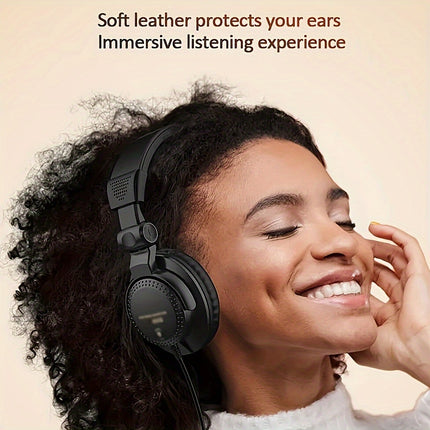 Headphones: Foldable Over-Ear Stereo Earphones for Piano