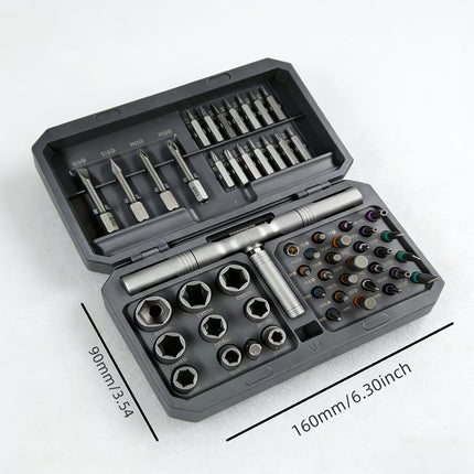 54/32-in-1 Heavy-Duty Professional Ratcheting Screwdriver Set with Magnetic Bits