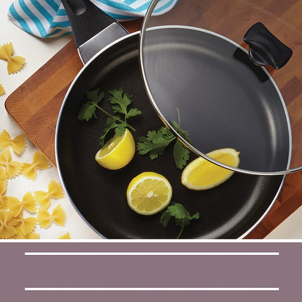 Dishwasher Safe Aluminum Nonstick Cookware Pots and Pans Set 15-Piece - Aqua