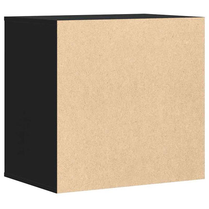 Minimalist Luxury Black 60x41x58cm Storage Cabinet Slim Entryway Living Room Bedroom Organizer