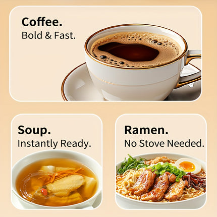 Kettle Heats Up Rapidly with Its Powerful 1000W Output,