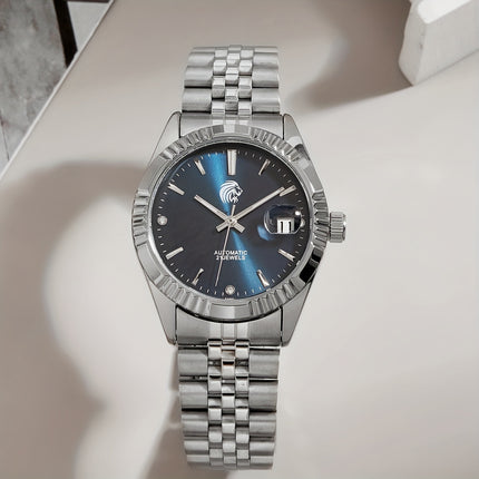 Fashion Men's Automatic Mechanical Watch With Stainless Steel Watchband
