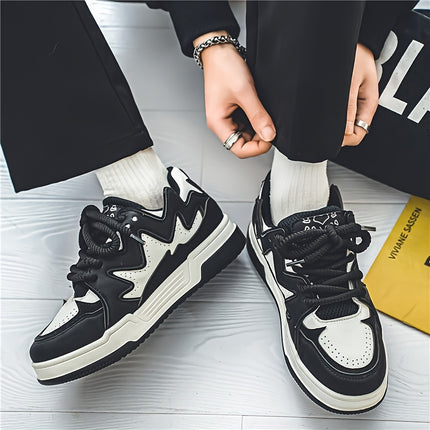 Men's Low-Top Bread Sneakers - All-Season Casual Sports Shoes with  Upper & Rubber Sole