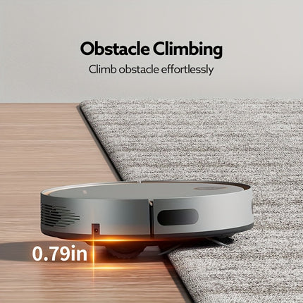 Self-Charging Robotic Vacuum Cleaner, 3in 1 Ultra-Slim Robotic Vacuum Cleaners for Hard Floors