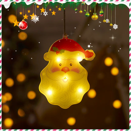 Holiday Decoration Arrangement Hanging Lights Christmas Tree