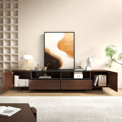 78.8 Inch TV Stand with Storage Cabinets for Living Room, TVs Media Console Entertainment Center