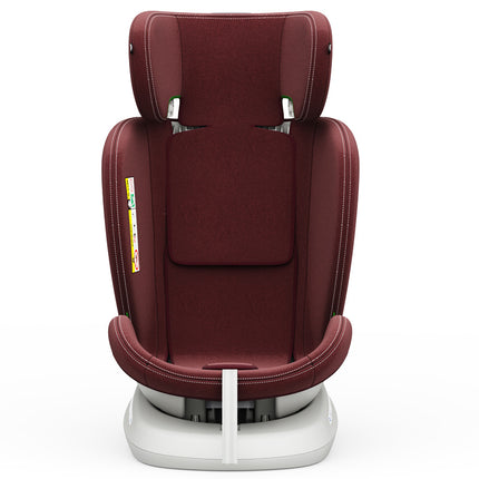 TWT Plus iSize Buf Boof Red Car Seat with ISOFIX, 360° Rotatable, Top Tether Position, 0-36 kg,