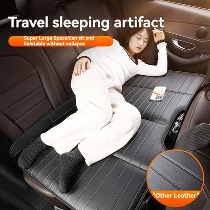1pc Foldable Car Back Seat Mattress, Portable Travel Bed, Dog Car Seat Cover, Fits Most Cars/Suvs/Trucks, Concave Design for Camping And Road Trips RV Bed Mattresses