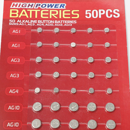 Mixed Button Watch Calculator Card Battery