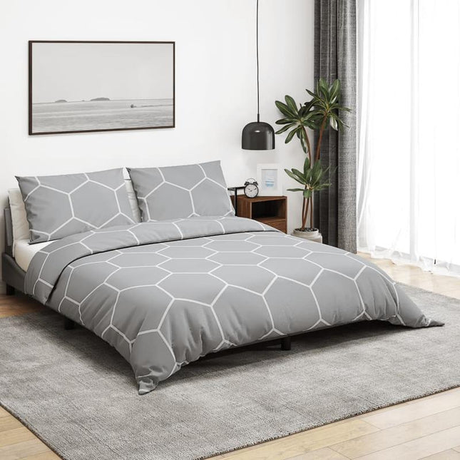 French Style Geometric Pattern Comforter Set, 200x220cm, Medium Weight, Dry Clean Only