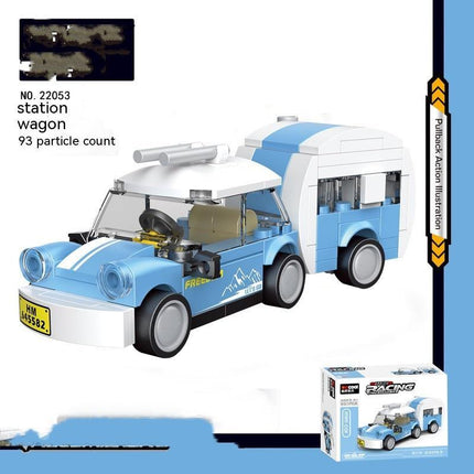 Building Block City Recycling Car Assembly Toy