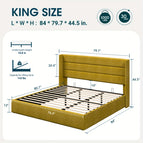 Channel-Linen-Olive Yellow / King