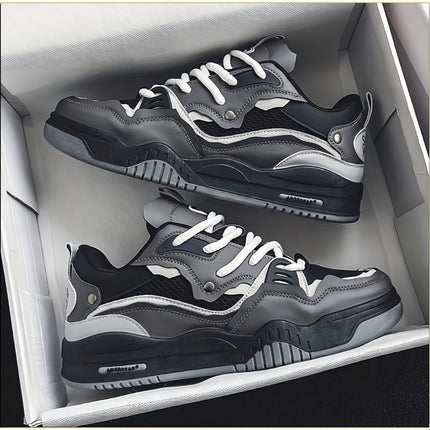 Lightweight Comfortable Athletic Shoes, Lace-Up Casual Running Walking Sneakers