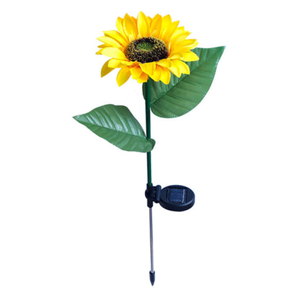 LED Solar Sunflower Floor Lamp Garden Decoration