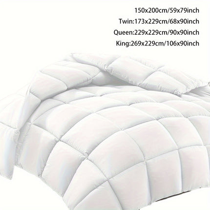 1pc WQSPRING for all-Season Quilt - Heavyweight Microfiber Bedspread, Lightweight & Warm