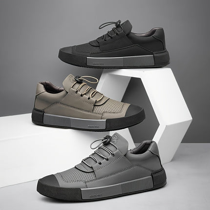 Lightweight Sneakers with Rubber Sole - Fashionable Versatile Sports
