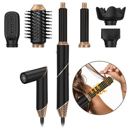 Automatic Hair Suction Six-in-one Folding Multifunctional Converter Hair Dryer