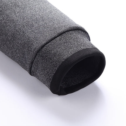 Sports Suit Men's Spring Casual Sports Wear Long Sleeve Open Chest Stand Collar Middle Aged Dad Autumn Coat