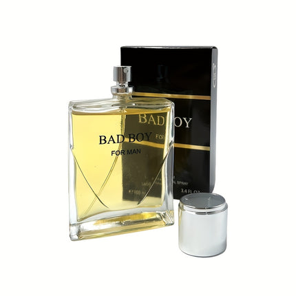 Men's 3.4oz Eau De Parfum - Refreshing & Long-Lasting Spicy Woody Scent, Perfect for Dates & Casual Attire,