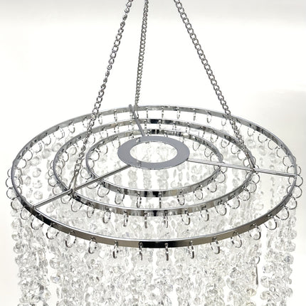 Essential Party Wedding Decorations: Creative Lightless Hanging Chandelier for Birthday and Ball Scenes