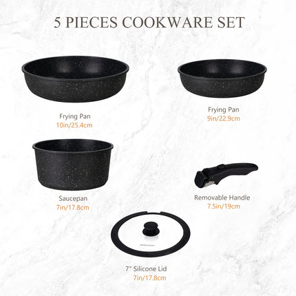 Pots And Pans Set Non Stick, Cookware Sets, 5/11pcs Kitchen