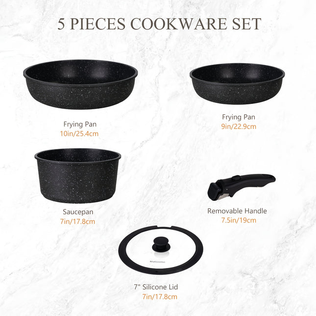Pots And Pans Set Non Stick, Cookware Sets, 5/11pcs Kitchen