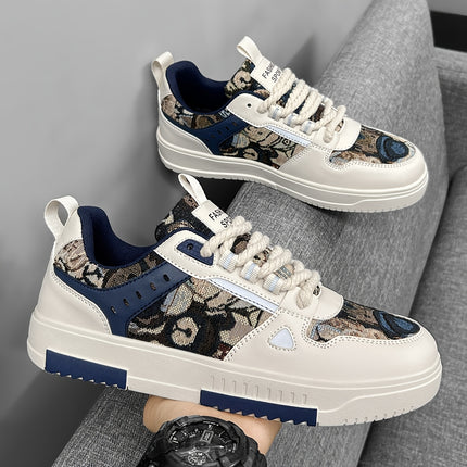 Men'S Retro Oil Painting Sneakers