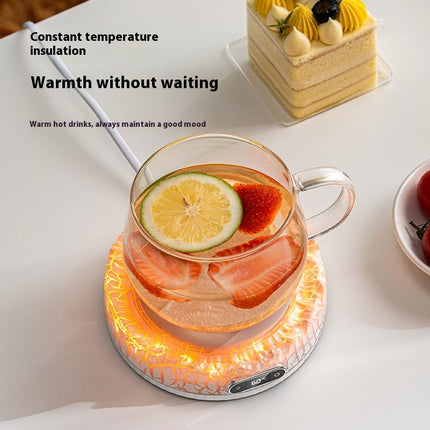 Constant Temperature Cup Warming Holder Intelligent Number Insulated Coaster