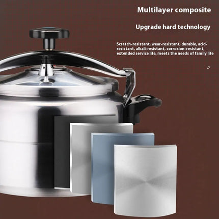 PreThick Explosion-proof Pressure Aluminum Alloy Large Capacity Pressure Cooker