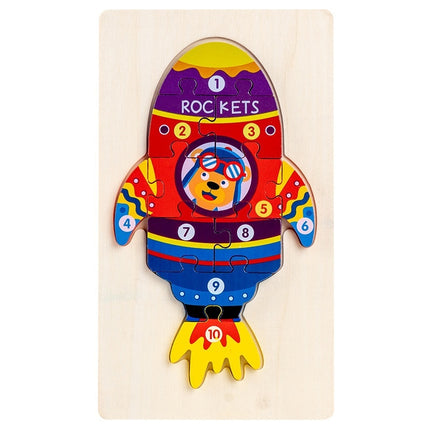 3D Puzzle Model Wooden Puzzle Educational Toys