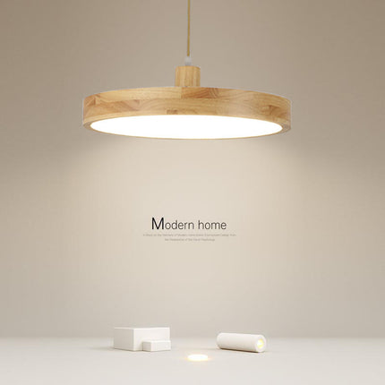 Log Single-head Droplight Japanese Style Round