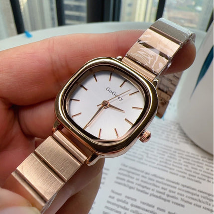 Women's Quartz Watch With Steel Strap Folding Buckle