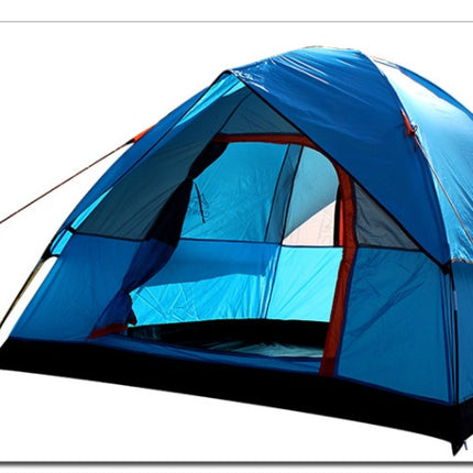 Tent 4 People To Build A Double Deck Family Outdoor Camping Travel Tent