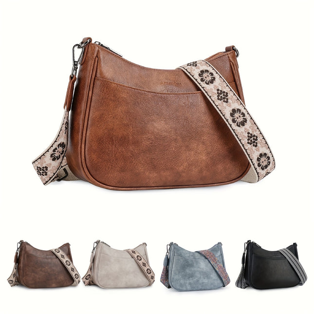 Everyday Shoulder Bag | Adjustable Strap Bag | Secure Zip Closure