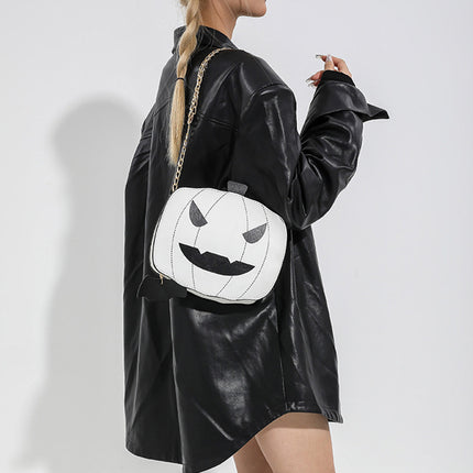 Halloween Shoulder Bag For Girls Personality Funny Creative Chain Crossbody Bags
